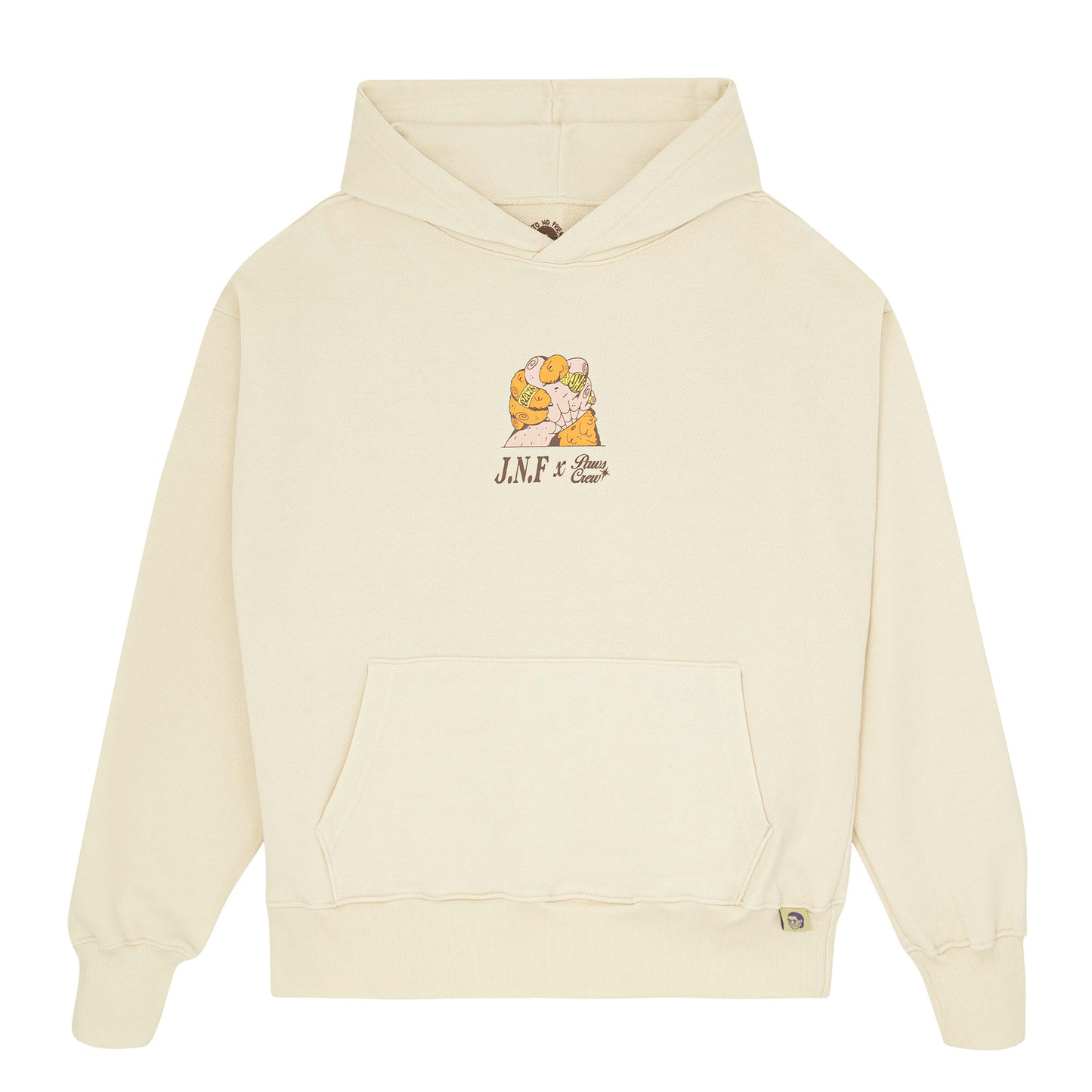 HOODIE JNF X PAWS CREMA