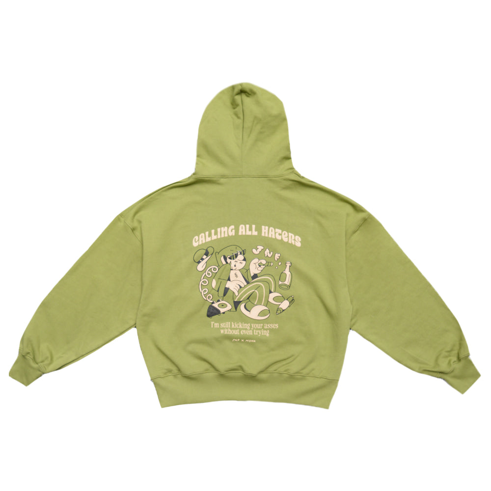 HOODIE JNF X MONKEY VERDE PISTACHO
