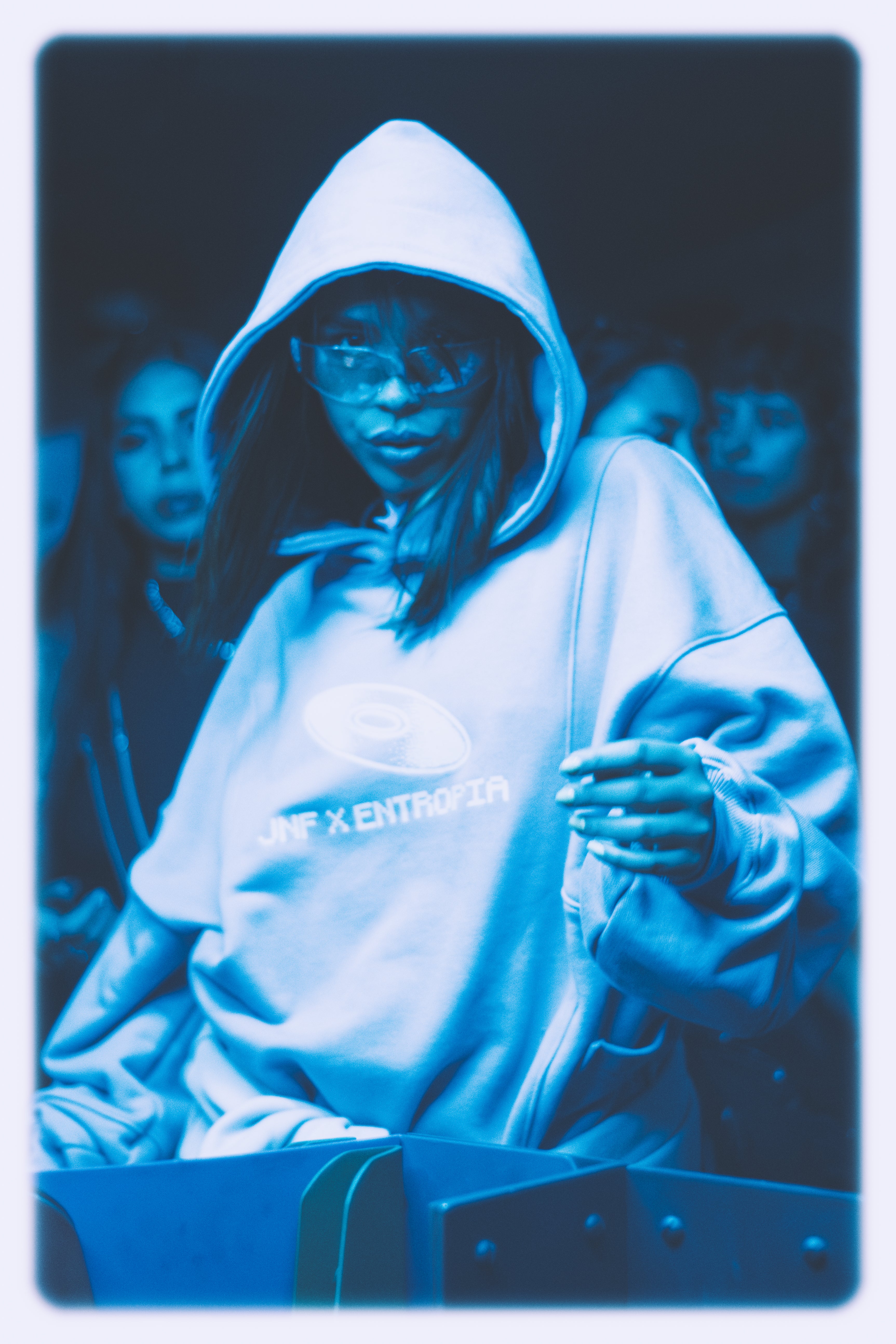 HOODIE JNF X ENTROPIA AZUL
