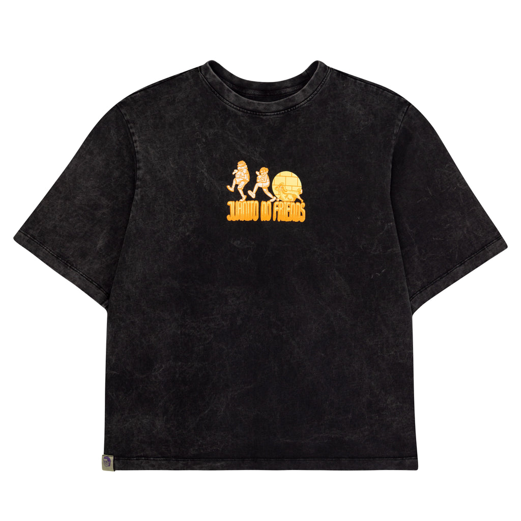 CAMISETA PRÓFUGOS NEGRA WASHED