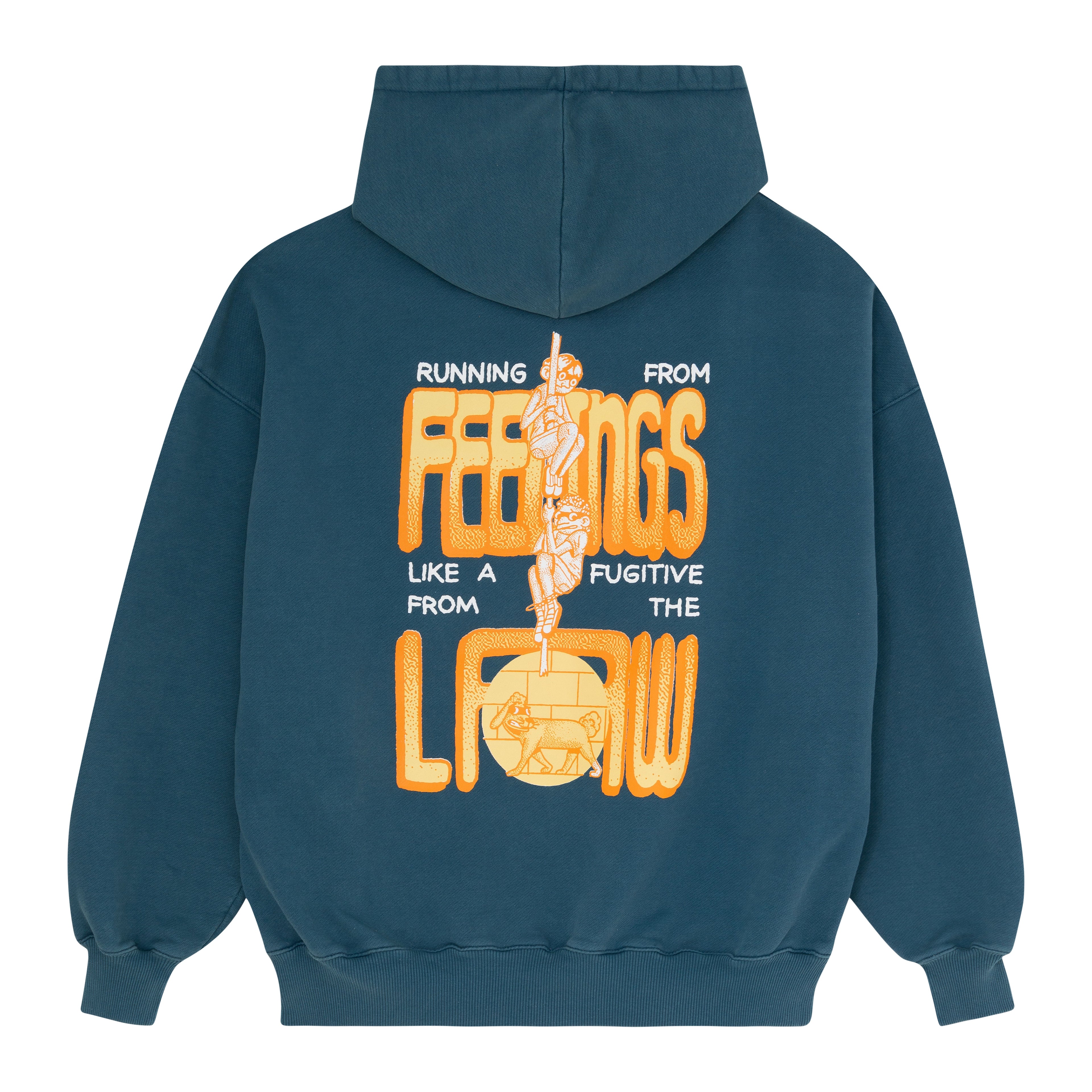 HOODIE PRÓFUGOS AZUL CLARO