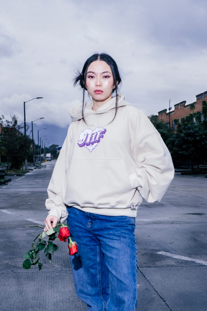 HOODIE DRIFTING BEIGE OSCURO