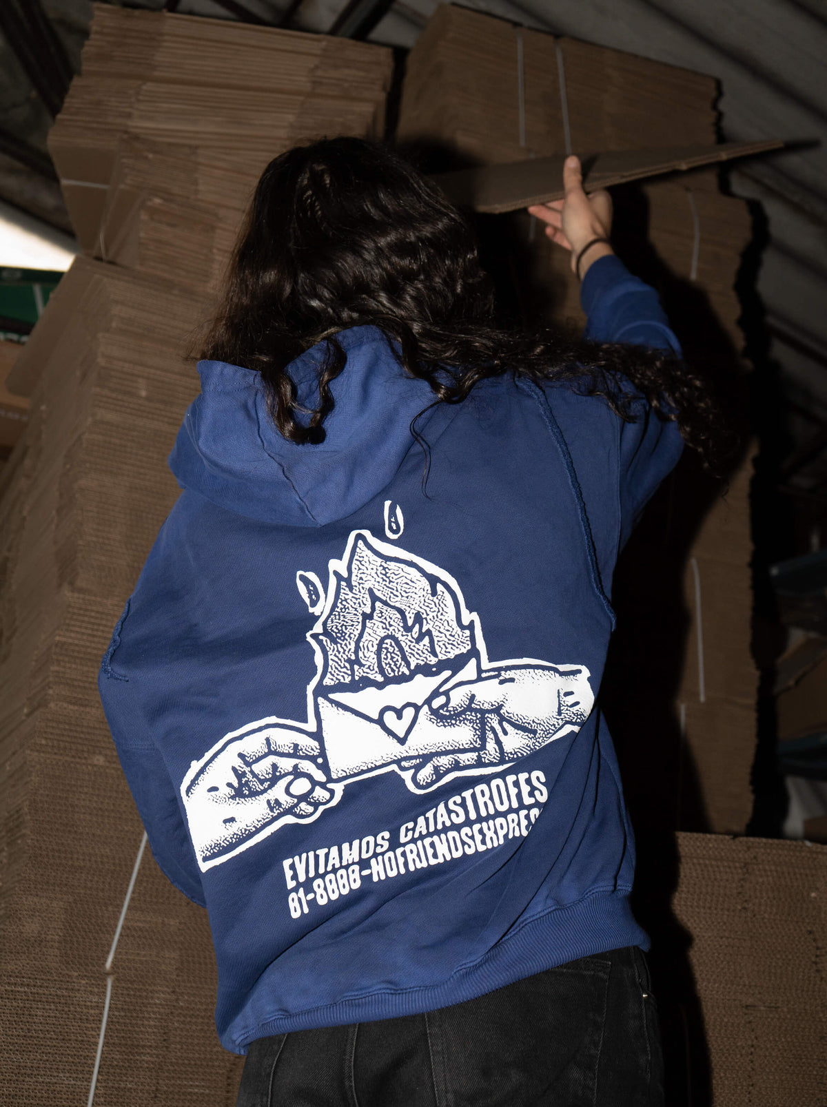 HOODIE MENSAJEROS ZIP UP