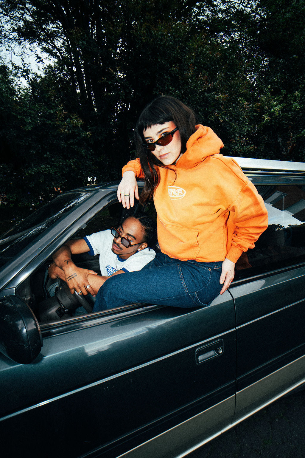 HOODIE SO NICE 2 BE ME NARANJA