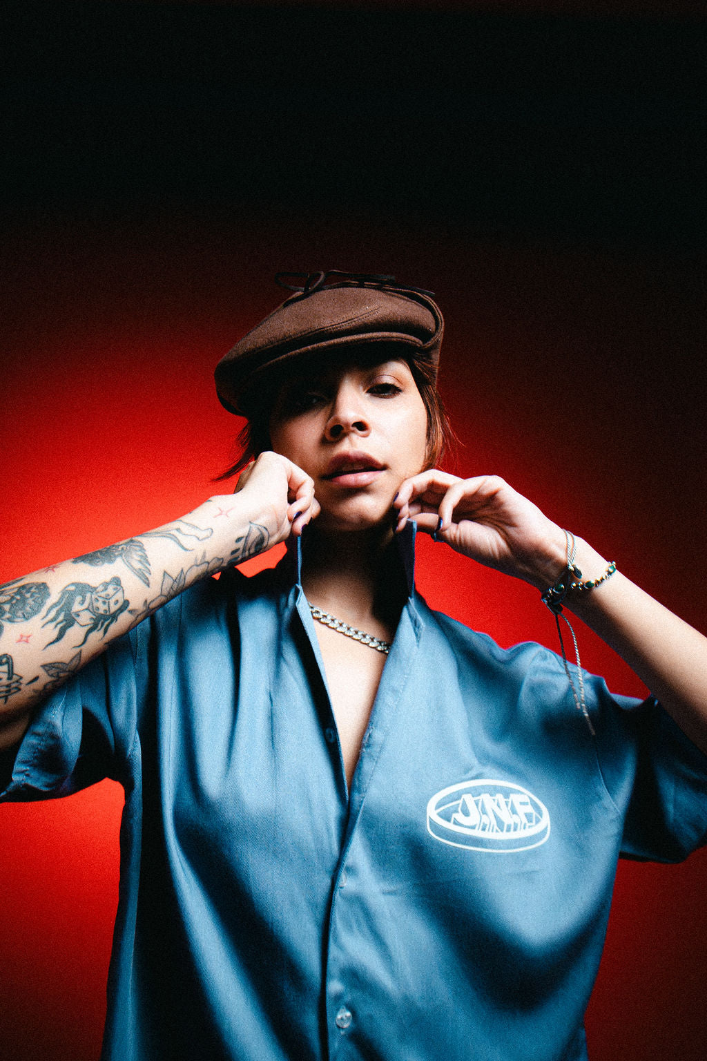 CAMISA BOTÓN SO NICE 2 BE ME AZUL