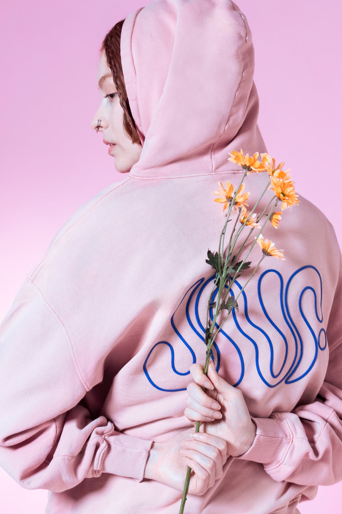 HOODIE BN4B ROSADO