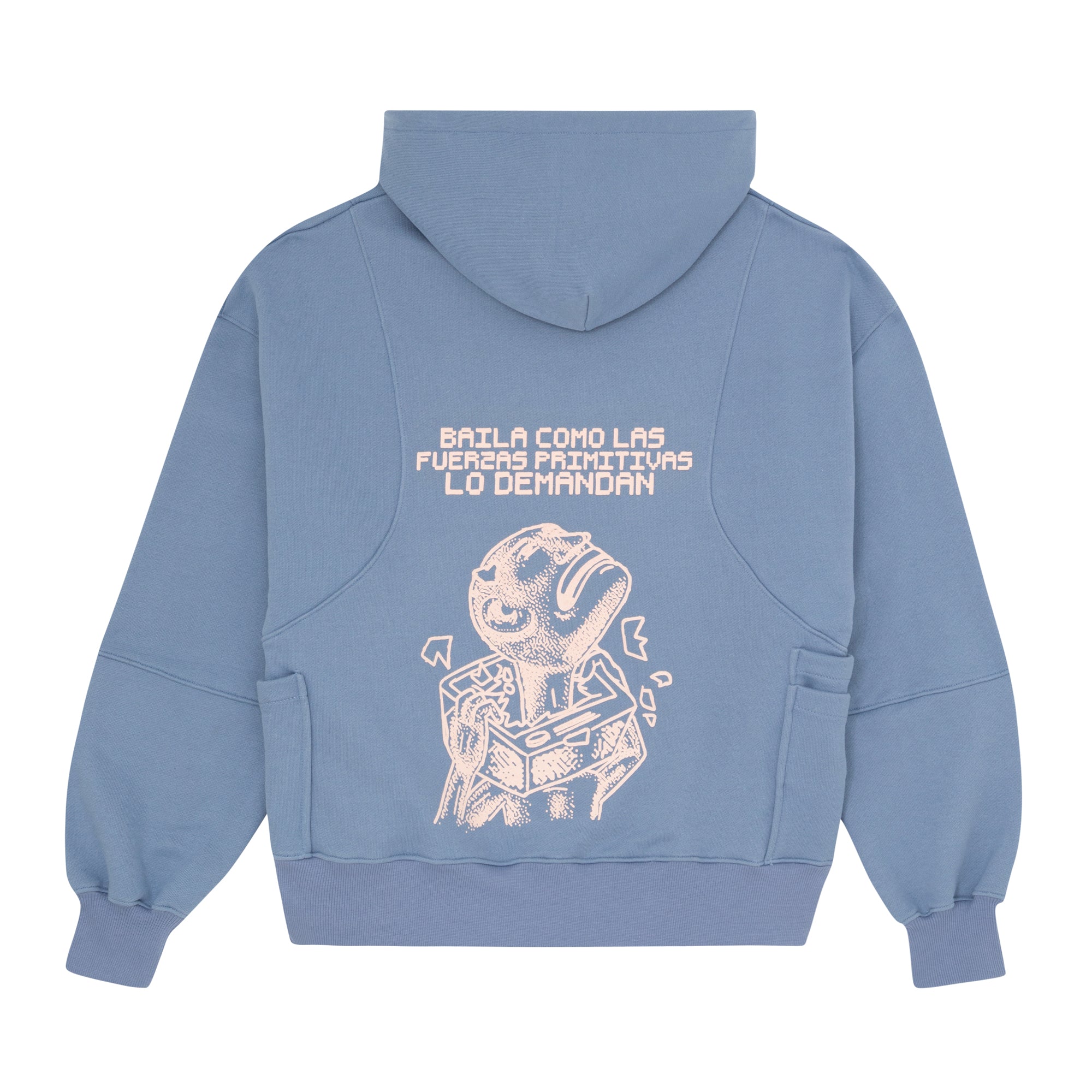 HOODIE JNF X ENTROPIA AZUL