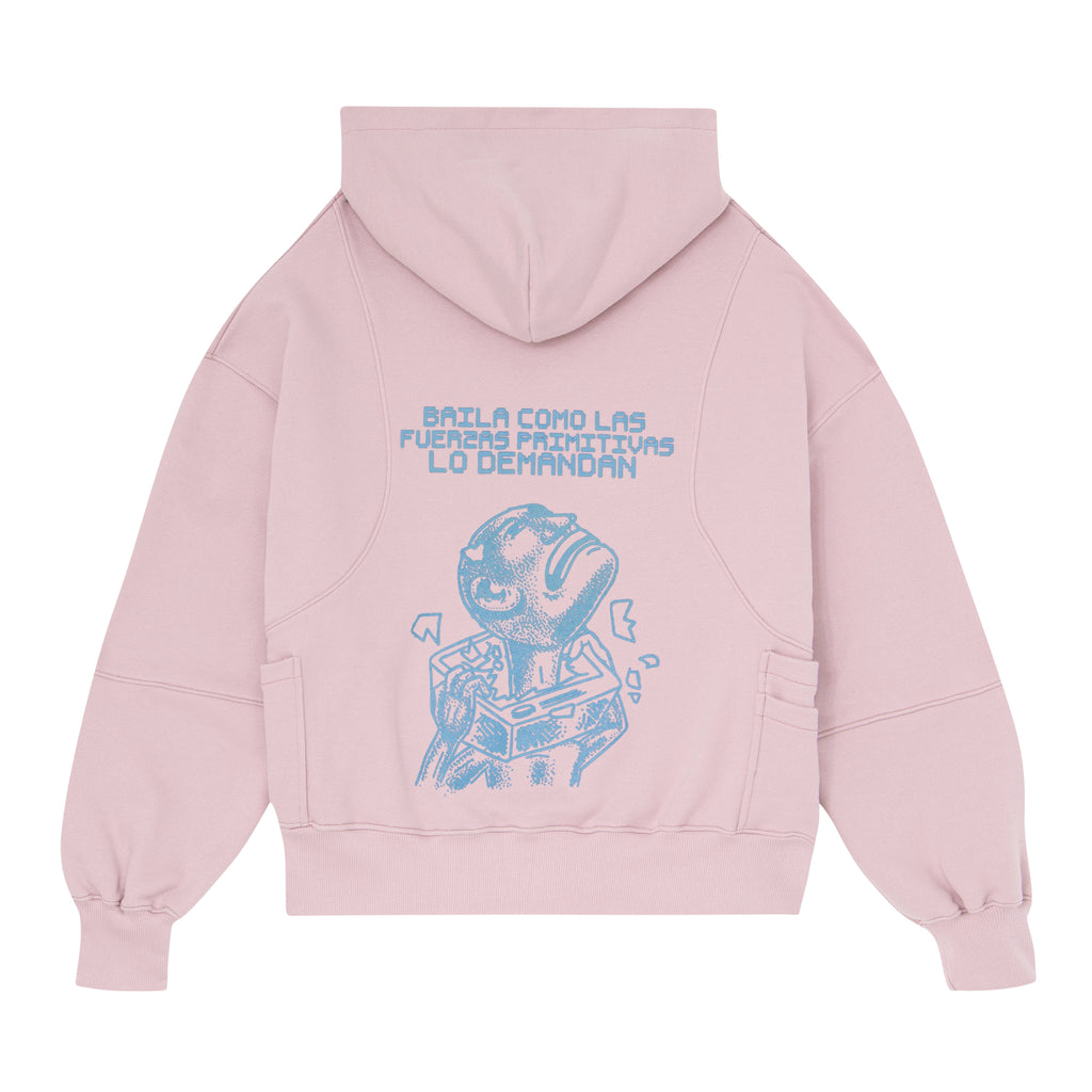 HOODIE JNF X ENTROPIA ROSADO