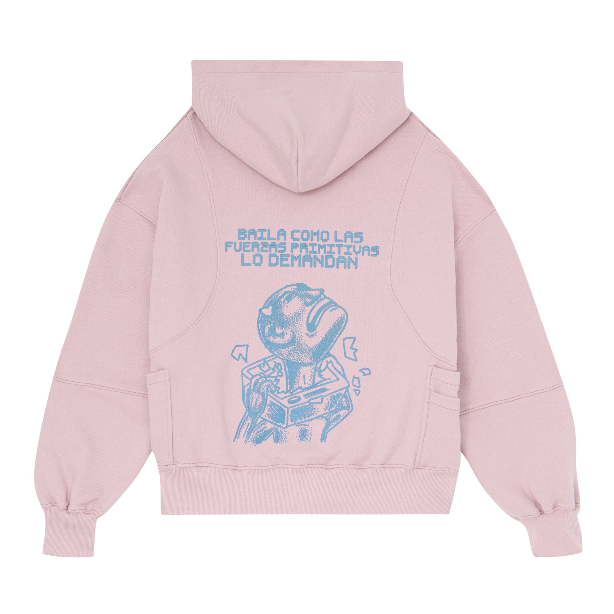 HOODIE JNF X ENTROPIA ROSADO