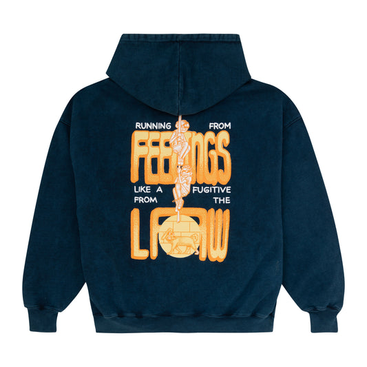 HOODIE PRÓFUGOS AZUL OSCURO