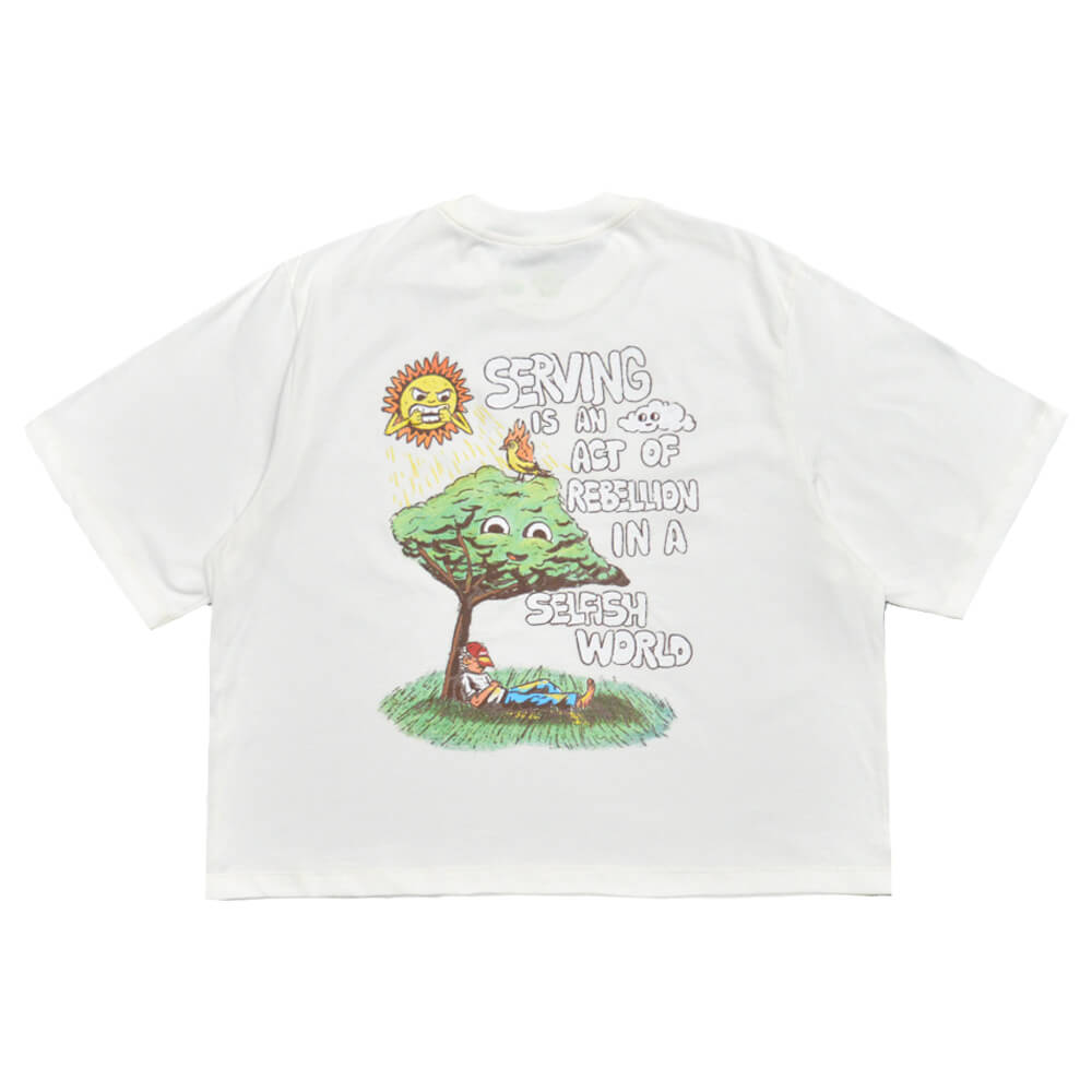 CAMISETA SERVING BLANCA