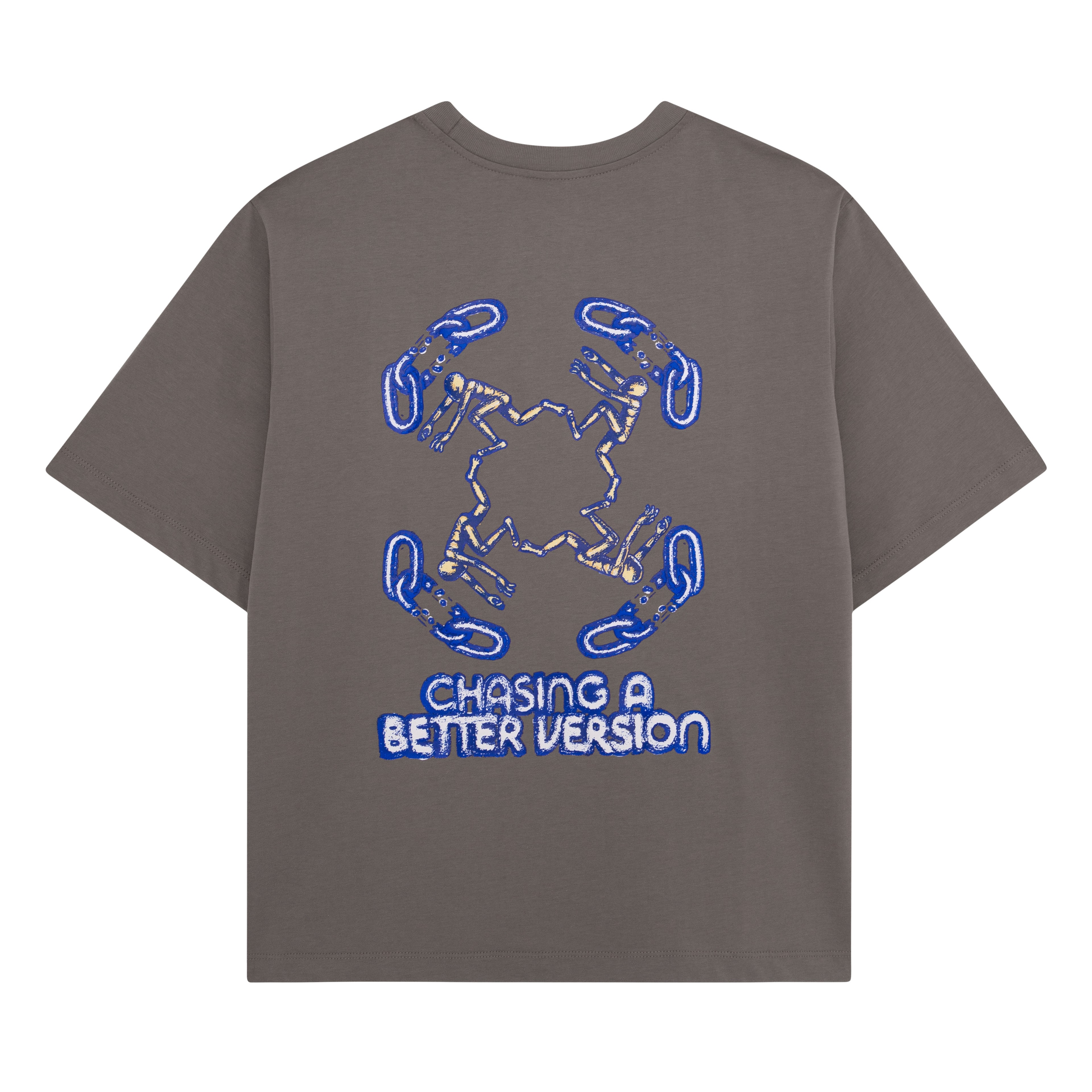 CAMISETA BETTER VERSION GRIS