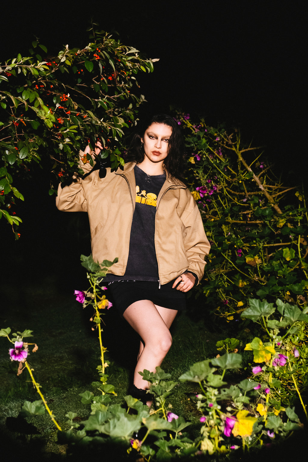 CAMISETA PRÓFUGOS NEGRA WASHED