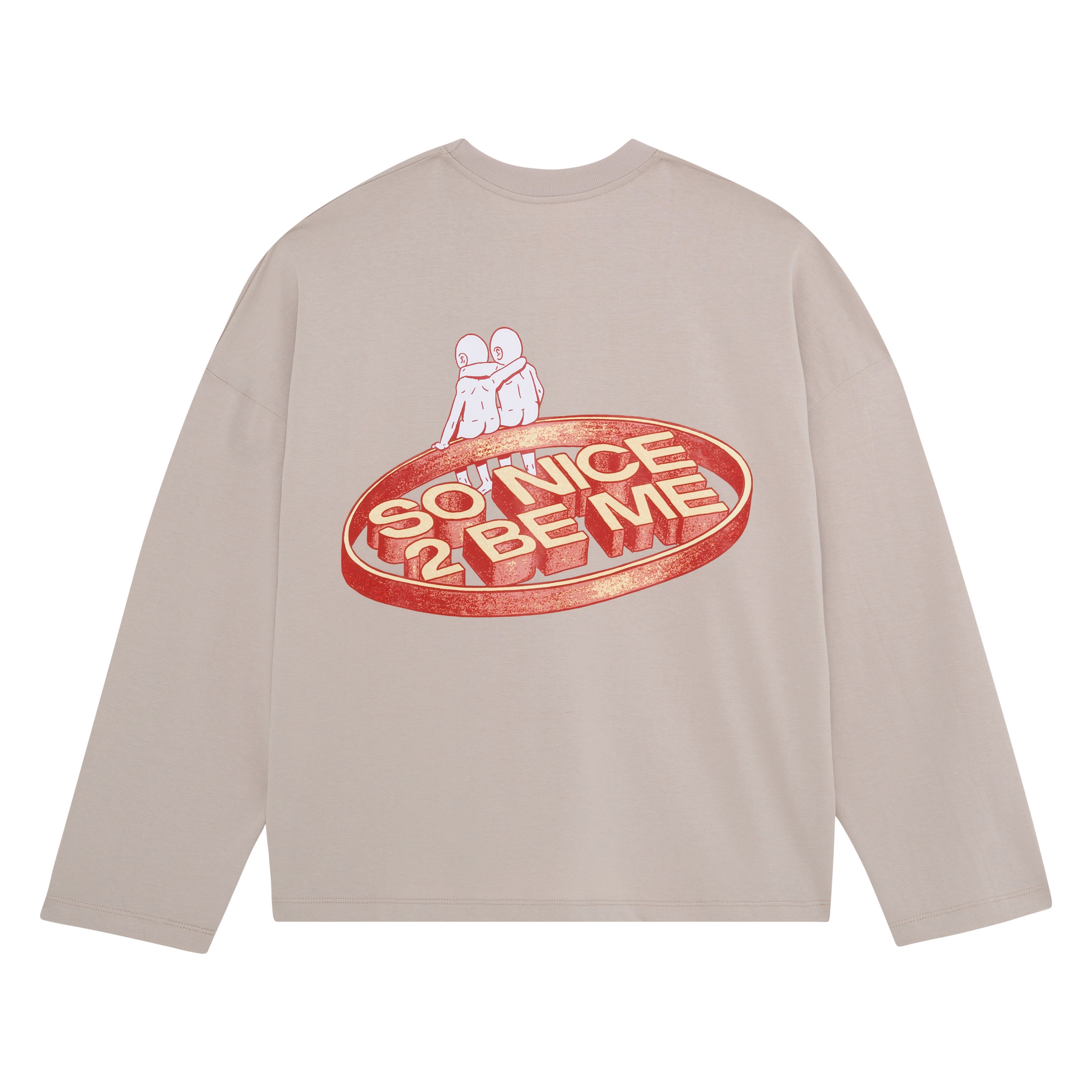 LONGSLEEVE SO NICE 2 BE ME CAMEL
