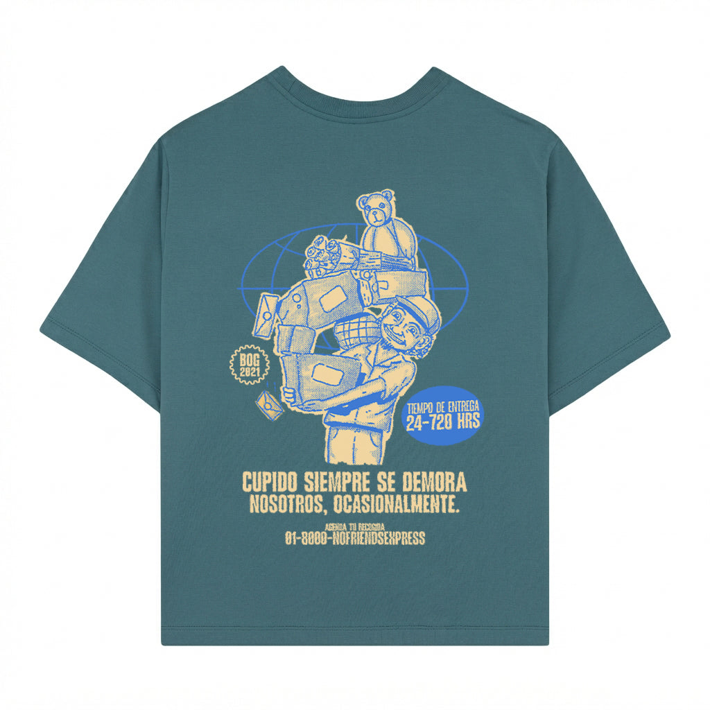CAMISETA MENSAJEROS AZUL (PREVENTA)