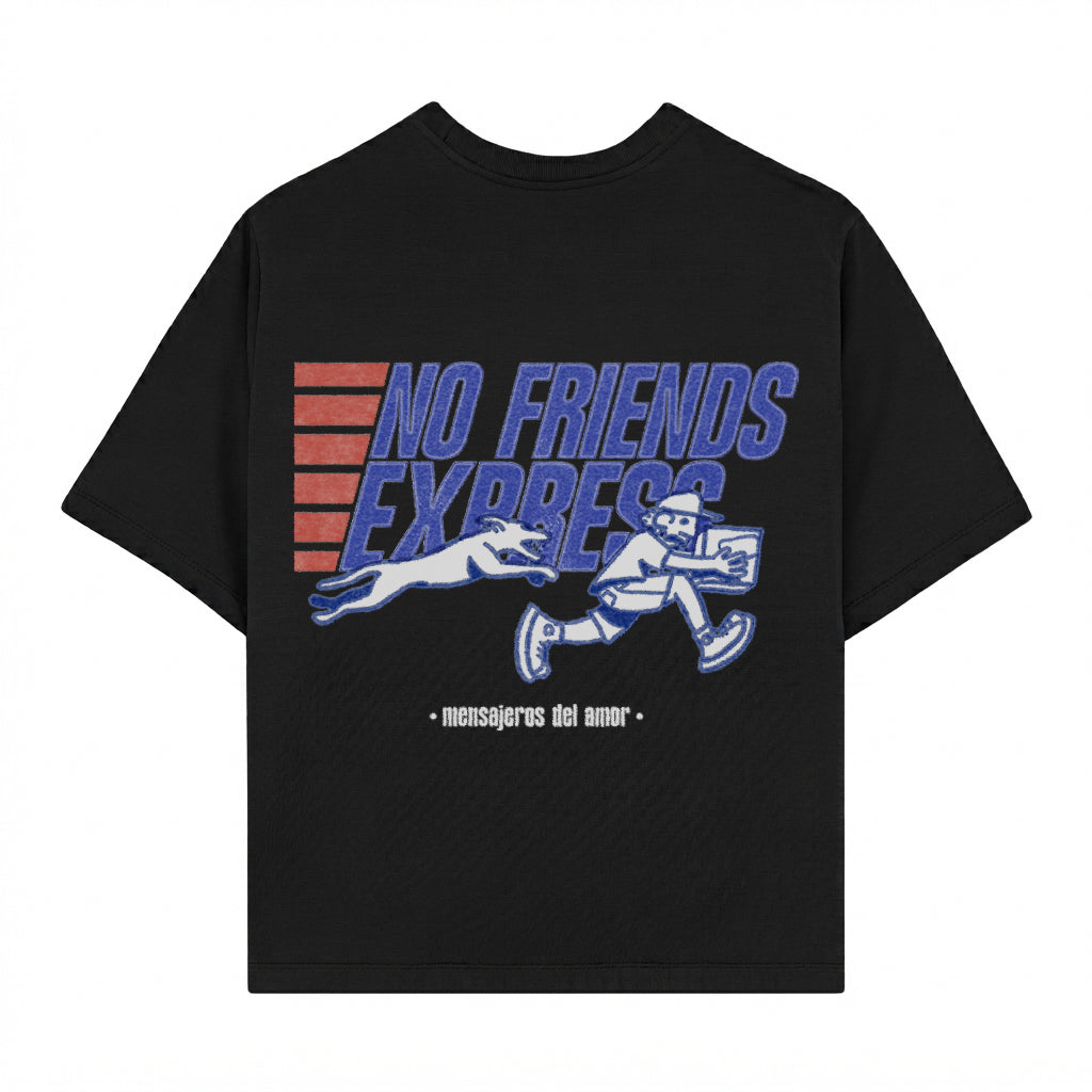 CAMISETA MENSAJEROS NEGRA (PREVENTA)