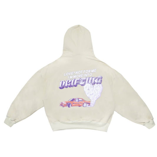 HOODIE DRIFTING BEIGE OSCURO