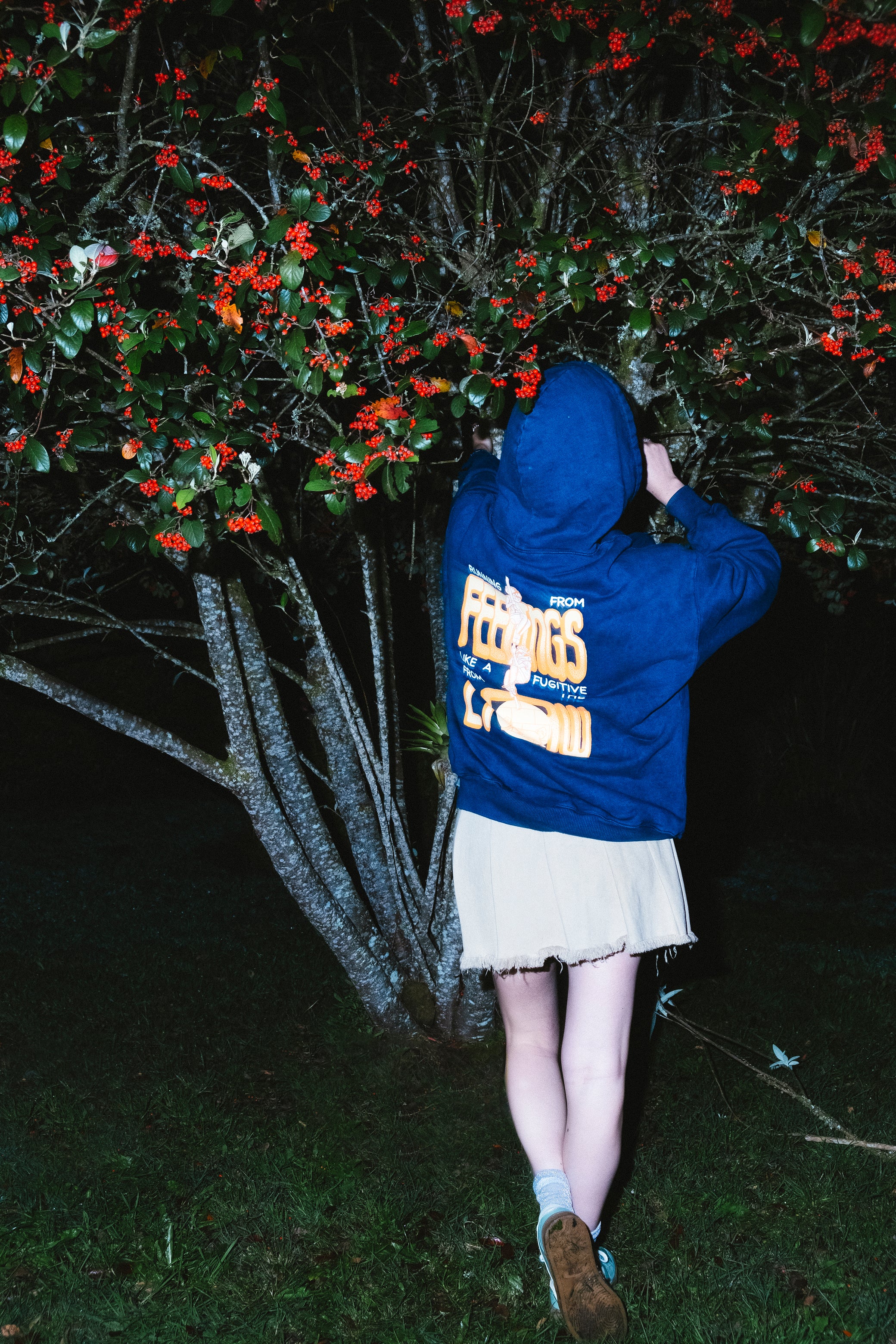 HOODIE PRÓFUGOS AZUL OSCURO